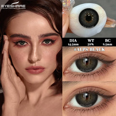 YICKYUE - Color Contact Eye Color Lenses Makeup Natural Black Lens Cosmetics Blue Eyes Lenses Woman Makeup Brown Beauty Contacts