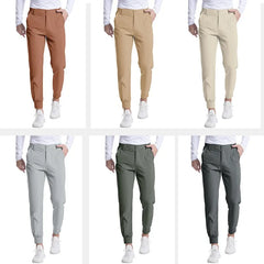HEARUJOY - Men's Youth Elastic Golf Jogging Slim Pants Leisure Four Seasons High-grade Sense of Business Casual Pants