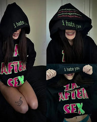 HEARUJOY - Dark Style Fashionable Loose Casual Personality Versatile Oversized Hoodie Men Y2k Anime Hip Hop Rock Zipper Sweatshirt Women