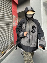 Hearujoy New Spring and Fall Jacket Waterproof Punching Jacket Fashionable Wild Loose Zipper Hooded Jacket Long-sleeved Men Clothing