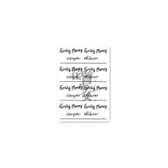 Waterproof Temporary Tattoo Sticker Line Letter Body Art Fake Tattoo Flash Tattoo Finger Female