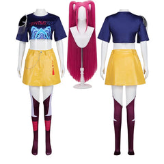 YICKYUE Mira Zoey Rumi Cosplay Costume Wig Women Suit Halloween Carnival Party Comic-con Role Playing Outfit