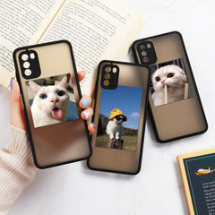 Cute Cat Case For Xiaomi Redmi 9 9A 9C 9T Note 7 8 9 10 11 Pro 9S 10S 11S Case Hard Cover Xiaomi Mi 11T 11 Lite Poco X3 M3 F3 M4
