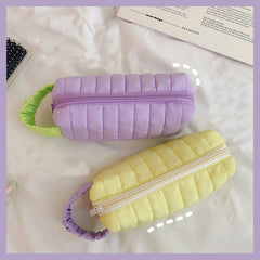 Cute Women Cosmetic Bag Zipper Makeup Organizer Portable Stationery Bag Student Pencil Case Coin Bag Pochette Storage Bag
