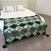 YICKYUE - Office Nap Blanket Nordic Style Sofa Towel Bed End Decorative Blanket Plaid Tassel Pendant Knitted Blanket