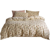 Korean Ins Small Floral Cotton Bed Four-Piece Set Pure Cotton Bed Sheet Duvet Cover Fitted Sheet Single Dormitory 3-Piece Set