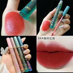 New Retro Velvet Liquid Lipstick Matte Makeup Lip Batom Waterproof Long Lasting Pigment Lip Gloss Bulk Lipgloss