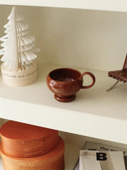 YICKYUE - Vintage Aladdin Ceramic Mug for Latte Coffee Couple Pair Cup with Handle, Household Kitchen Beverage Drinkware Set