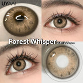YICKYUE - 1 Pair Brown Lenses Natural Big Eyes Gray Lenses Cosmetics Korean Style Lenses y2k Colorcon Blue Eye Conatcts Puple Lenses