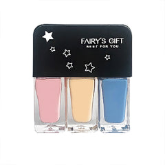 Three Color Nail Polish Set Clear White Polish Oil Shiny Sequins Quick Drying Baking Free Longlasting Waterproof Polish Nail Art