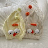 Cartoon Creative Funny Chick Dry Hair Cap Cute Quick-drying Absorbent Shower Cap Towel To Wipe Hair