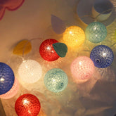 YICKYUE - Christmas Decorative String Lights Home Color Decor Lamp Ball Festival Decoration Hanging Ornaments Christmas Tree Pendant Light