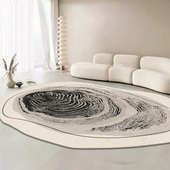 YICKYUE - Living Room Carpet Non-slip Soundproof Floor Mat Lounge Bedroom Large Area Rug Home Decoration Minimalist Irregular Alfombra