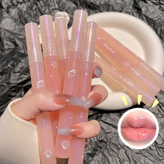 Yickyue Mirror Water Jelly Lip Gloss Lip Glaze Transparent Glass Lip Oil Waterproof Lasting Liquid Lipstick Lip Gloss Lips Cosmetics