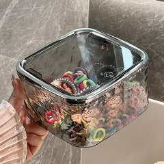 YICKYUE - Laundry Pods Container Clear Storage Box For Washing Capsules Laundry Detergent Dispenser Laundry Room Storage Organizer