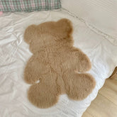 Japanese Cartoon Imitation Rabbit Hair Bear Carpet Bedroom Bedside Carpet Home Decoration Mat Floor Mat Cat Dog Warm Cushion