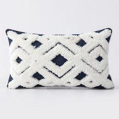 J Tassel Tufted Pillowcase Boho Style CushionCover 45x45cm/30x50cm Cushion Headboard Sofa Pillowcase Car Home Decoration