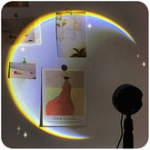 W&G Room Decoration Moon Light Sunset Selfie Scene Table Lamp Romantic Atmosphere Home Decor Lamp for Girlfriend Christmas Decor
