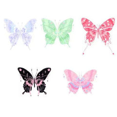 YICKYUE - New Color Butterfly Waterproof Temporary Tattoo Stickers Women Arm Chest Clavicle Girl Fake Tattoo Fashion Faux Tatouage Set