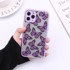 3D cute butterfly Relif phone case for iphone 12 pro max mini 11 7 xr xs max 8 plus x shockproof cover protective capa shell