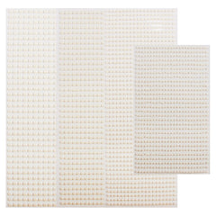 Yickyue 3D Eyes Face Temporary Tattoo White Pearl Dots Beauty DIY Body Art Decorations Festival Makeup Tools Nail Rhinestones Gems