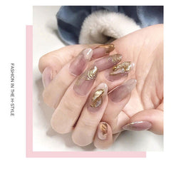 Gold Embossed Flower Lace Nail Sticker Geometry Curve Stripe Lines Adhesive Striping Tape Foil Weding Nail Art Decorations Decal
