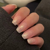 Pearlescent Shell Handmade Press On Nails