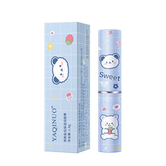 Yickyue Cute Lip Balm Strawberry Peach Lipstick Base Not Greasy Lip Oil Moisturizing Clear Lipgloss Alcohol Free Hydrating Lip Care 1pc