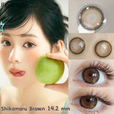 YICKYUE 1Pair Natural Lenses Contact Lenses for Eyes Lenses Fog Pearl Eye Lenses Korean Y2K Lenses
