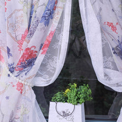 New Design Double Layer Tulle for Living Room Bedroom Balcony French Elegant Short Curtain for Kitchen Bathroom Door Home Decor