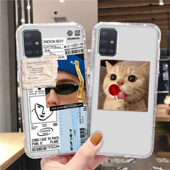 A51 A12 A52s A32 A21S A50 Case For Samsung M32 Case Galaxy M51 M31 M21S M30S M11 J6 J4 Plus A7 2018 Funda Cover Silicon