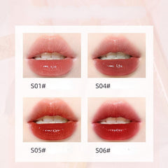HOLD LIVE New Small Powder Stick Water Mist Lip Glaze Fine Flash Nude Makeup Matte Long Lasting Non-stick Cup Natural Lip Makeup
