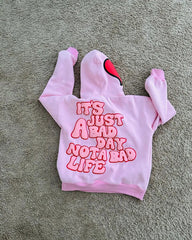 Hearujoy Harajuku Retro Goth Clothes for Women Pink Oversized Hoodie Hip Hop Gothic Print Hoodie Ladies Casual Y2k Tops Kawaii Clothes