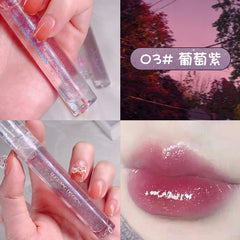 New Jelly Moisturizing Mirror Lip Glaze Shimmer Shining Liquid Lipgloss Plumper Lips Makeup Clear Lip Gloss Bulk Lipstick Gloss