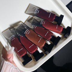 6 Colors Mirror Water Lip Gloss Waterproof Long Lasting Non-stick Cup Liquid Lipstick Sexy Red Lip Tint Beauty Cosmetic Makeup