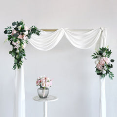 2pcs/set Artificial flower wall garland table centerpiece wedding backdrop decor party cornor flower row
