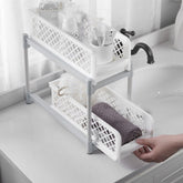 Plastic Storage Shelf Shoe Rack Cabinet Holders Kitchen Closet Organizer Easy To Install DIY Home Furniture Space Saving