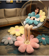 50-80cm Colorful Plant Flowers Plush Toy Beautiful Flower Cushion Stuffed Soft Sofa Bed Pillow Floor Mat Girls Room Decor Gift