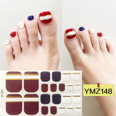 22 Tips/Sheet Nail Sticker Album Nail Designs Manicure Nail Accesoires Nail Art Stickers Nail Wraps DIY Women Salon Loveliness