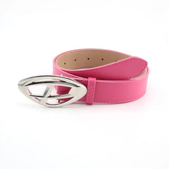 YICKYUE - Gift Y2k Belt Pu Leather Jeans Belt Simple Fashion Casual Gothic Moon Star Buckle Belt Design