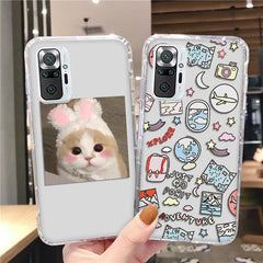Redmi 10 Case For Xiaomi Redmi Note 11 Pro Case Clear TPU Fundas Xiaomi 11T 12 Redmi Note 10 Pro 9 9s 10s 11 Pro 9 9A Soft Cover