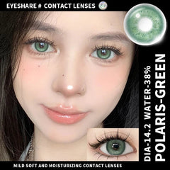 2Pcs Natural Color Contact Lenses for Eyes Korean Brown Lenses Beauty Fashion Gray Lense Blue Eye Lenses Pink Contacts
