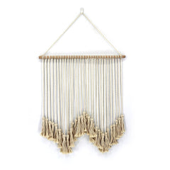 Yickyue Nordic Simple Tapestry Handmade Tassel Macrame BOHO Photo Wall Hanging Tapestries for Living Room Bedroom Marry Home Decor