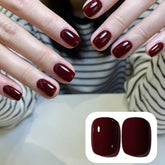YICKYUE - 12ml 1pcs Red Jelly Gel Nail Polish Long-Lasting Glossy Finish UV/LED Cured Nail Lacquer for Natural Nails Nail Supplies