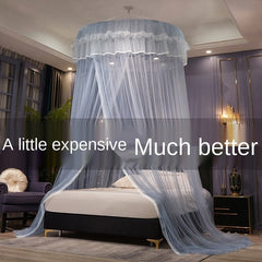 Ceiling Dome without Bracket Princess-Style Encrypted Mosquito Net Double Home 1.5/1.8 M Bed Ceiling-Free Installation