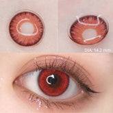 YICKYUE 1 Pair Color Contact Lenses for Eyes Natural Brown Lenses Beauty Fashion Red lense Blue Lenses Green Eye Contact
