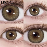 YICKYUE Color Contact Lenses for Eyes Blue Big Eye Color Lenses Green Jubby Lenses Y2K Korean fashion Brown Natural Colored Eyes