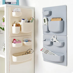 W&G Kitchen Storage Household Adhesive Wall Shelf Bathroom Wall Storage Rack Wall Hanging Shelf Kitchen Organizer Hanging Rack