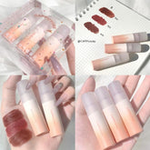 Cappuvini 3Pcs/Set Velvet Matte Lipstick Waterproof Long Lasting Lip Gloss Lip Tint Makeup Gift Box Cosmetics Set TSLM1