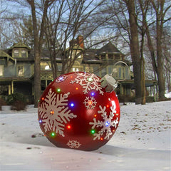 Christmas Ball Outdoor Inflatable 60cm Decoration Gift Xmas Home Toy Garden Christmas Tree New Year Gift Outdoor Inflatable Toys